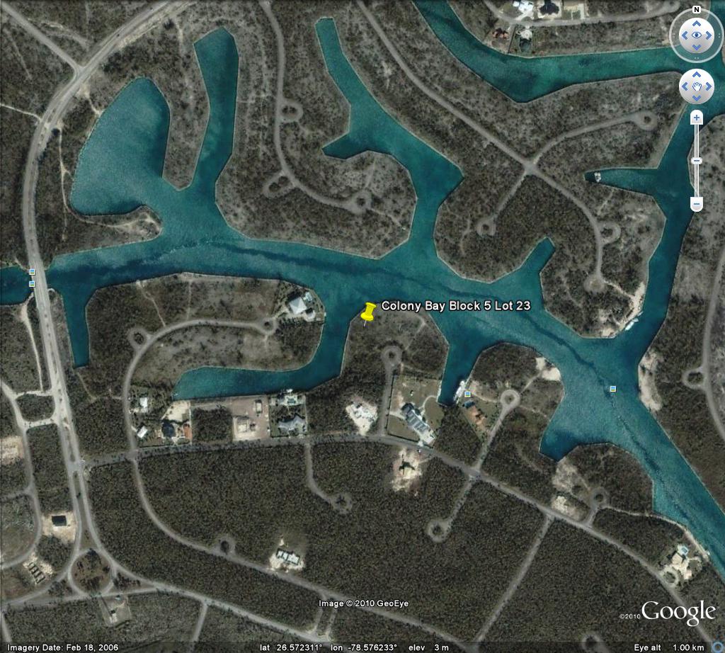 Canal lots for sale cheaply on Grand Bahama in the Northern Bahamas
